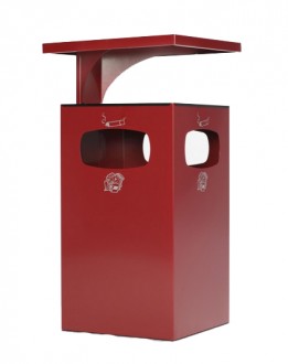 Cendrier poubelle avec toit - Devis sur Techni-Contact.com - 1