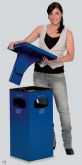 Cendrier poubelle avec toit - Devis sur Techni-Contact.com - 4