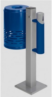 Cendrier poubelle en acier galvanisé - Devis sur Techni-Contact.com - 2