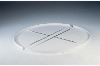Cercle pour lancer de disque - Diamètre : 2,50 m - Métallique galvanisée a chaud