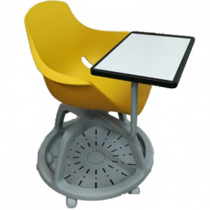 Chaise avec tablette écritoire rotative - Devis sur Techni-Contact.com - 1