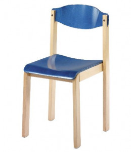 Chaise cantine en bois 4 pieds  - Devis sur Techni-Contact.com - 1