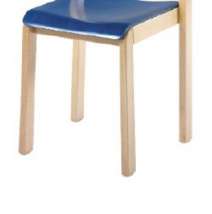 Chaise cantine en bois 4 pieds  - Devis sur Techni-Contact.com - 3