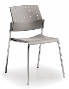 Chaise ciné 4 pieds assise et dossier polypro coloris au choix - Devis sur Techni-Contact.com - 4