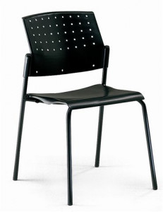 Chaise ciné 4 pieds assise et dossier polypro coloris au choix - Devis sur Techni-Contact.com - 5