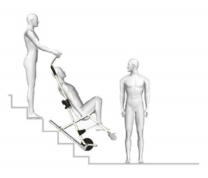 Chaise d'évacuation escaliers - Devis sur Techni-Contact.com - 2