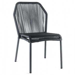 Chaise de terrasse tressée grise - Devis sur Techni-Contact.com - 1