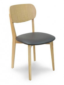 Chaise en bois avec assise vinyle  - Devis sur Techni-Contact.com - 1