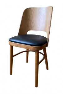 Chaise en bois hêtre finition chêne  - Devis sur Techni-Contact.com - 1