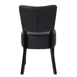 Chaise en cuir noir - Devis sur Techni-Contact.com - 1