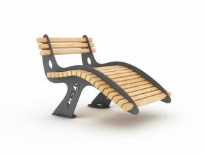 Chaise longue en bois - Devis sur Techni-Contact.com - 1