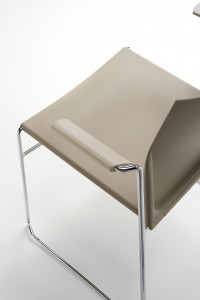 Chaise plastique bew piétement chromé empilable par 40 - Devis sur Techni-Contact.com - 5
