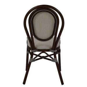 Chaise pour brasserie et terrasse  - Revêtement : Textilène composée de PVC et de polyester