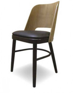 Chaise pour restaurant en hêtre bicolore - Devis sur Techni-Contact.com - 1