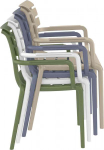 Chaise pour terrasse empilable modèle Paris - Devis sur Techni-Contact.com - 7