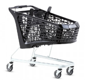 Chariot de supermarché en plastique 95L WANZL - Capacité de charge : 95 kg - En plastique – 5 Couleurs disponibles