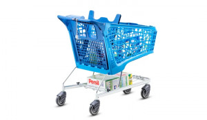 Chariot de supermarché en plastique 95L WANZL - Devis sur Techni-Contact.com - 6