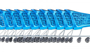 Chariot de supermarché en plastique 95L WANZL - Devis sur Techni-Contact.com - 9
