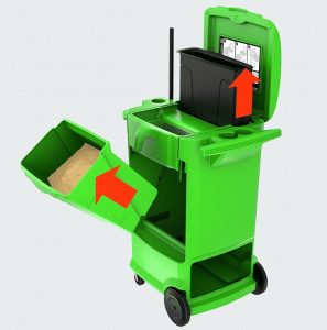 Chariot mobile recycleur absorbant - Devis sur Techni-Contact.com - 4