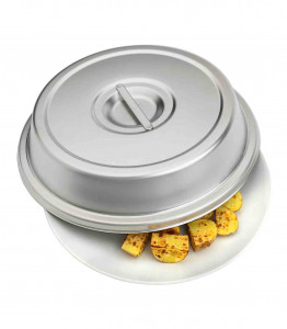 Cloche couvre assiette haute ronde inox - Devis sur Techni-Contact.com - 3