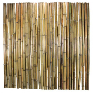 Clôture en bambou thermo-traité - Diamètre (Ø) : 40-60 mm - 