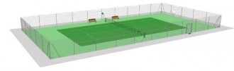 Clôture tennis court simple - Devis sur Techni-Contact.com - 2