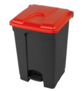 Collecteur de poubelle avec pédale en plastique  45 L - Devis sur Techni-Contact.com - 8