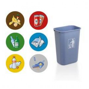 Collecteur de déchets à 2 compartiments  - Devis sur Techni-Contact.com - 4