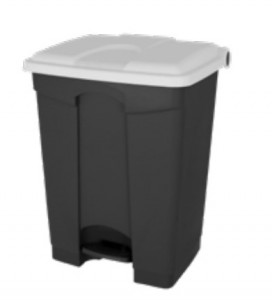 Collecteur de poubelle avec pédale en plastique  70 L - Devis sur Techni-Contact.com - 7