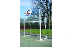 Combinaison hand senior et basket - Dimensions 3 x 2 m - Galvanisé à chaud - A sceller