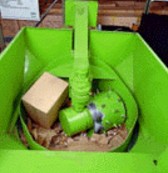Compacteur broyeur à déchet rotatif - Compactage des déchets ( 3 balles de 1 m3 = 1 tonnes )