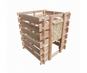 Composteur en bois 390 Litres - Capacité : 390 Litres