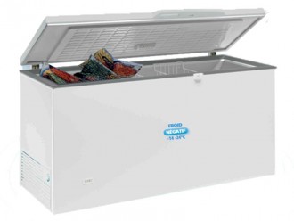 Congélateur coffre blanc - Capacité nette : De 218 à 476 L - Froid : -14° -24°C - Dégivrage manuel 
