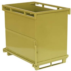 Container fond ouvrant - Capacité : 500 et 1000 litres - 3 modèles disponibles