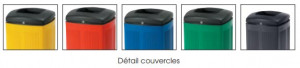 Corbeille en plastique recyclable - Devis sur Techni-Contact.com - 3