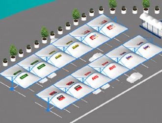 Couverture parking - Devis sur Techni-Contact.com - 2