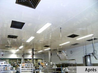 Dalle de plafond suspendu alimentaire HACCP laboratoire - Devis sur Techni-Contact.com - 1