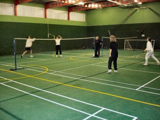 Dalles PVC pour terrain de badminton intérieur - Devis sur Techni-Contact.com - 1