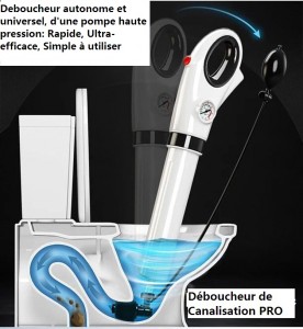 Déboucheur autonome à haut pression pour WC évier douche - Devis sur Techni-Contact.com - 1