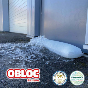 Deux boudins anti-inondation 90 cm OBLOC® - Devis sur Techni-Contact.com - 2