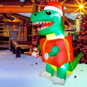 Dinosaure de Noël gonflable - Devis sur Techni-Contact.com - 2