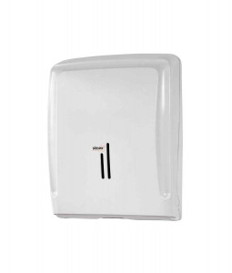 Distributeur De Serviettes Mural Sans Percer - Pour Essuie-mains 200 Feuilles - Blanc - Salle De Bain, Bureau, Hôtel