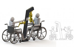 Double équipement de fitness PMR  - Devis sur Techni-Contact.com - 2