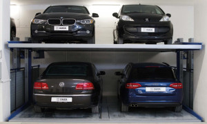 Doubleur de parking jusqu’à 4 voitures - Capacité : 2x2000 + 2x2000 kg