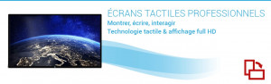 Ecran tactile professionnel - Devis sur Techni-Contact.com - 1