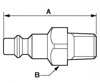 Embout fileté mâle conique Diamètre 6 mm - Devis sur Techni-Contact.com - 2
