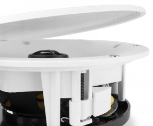 Haut-parleurs De Plafond Bluetooth étanches IP66 - 10,2 Cm, Pour Salle De Bain, Cuisine, Extérieur, Camping-car, Bateau - Blanc