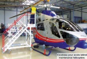 Escabeau pour la maintenance d'hélicoptère - Devis sur Techni-Contact.com - 2
