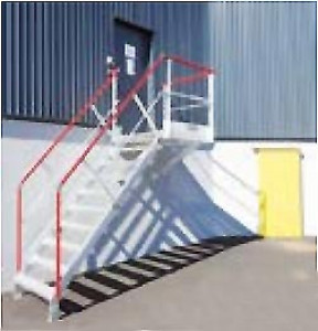 Escalier d'accès avec palier en aluminium - Devis sur Techni-Contact.com - 1
