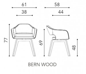 Fauteuil bern wood - Devis sur Techni-Contact.com - 2